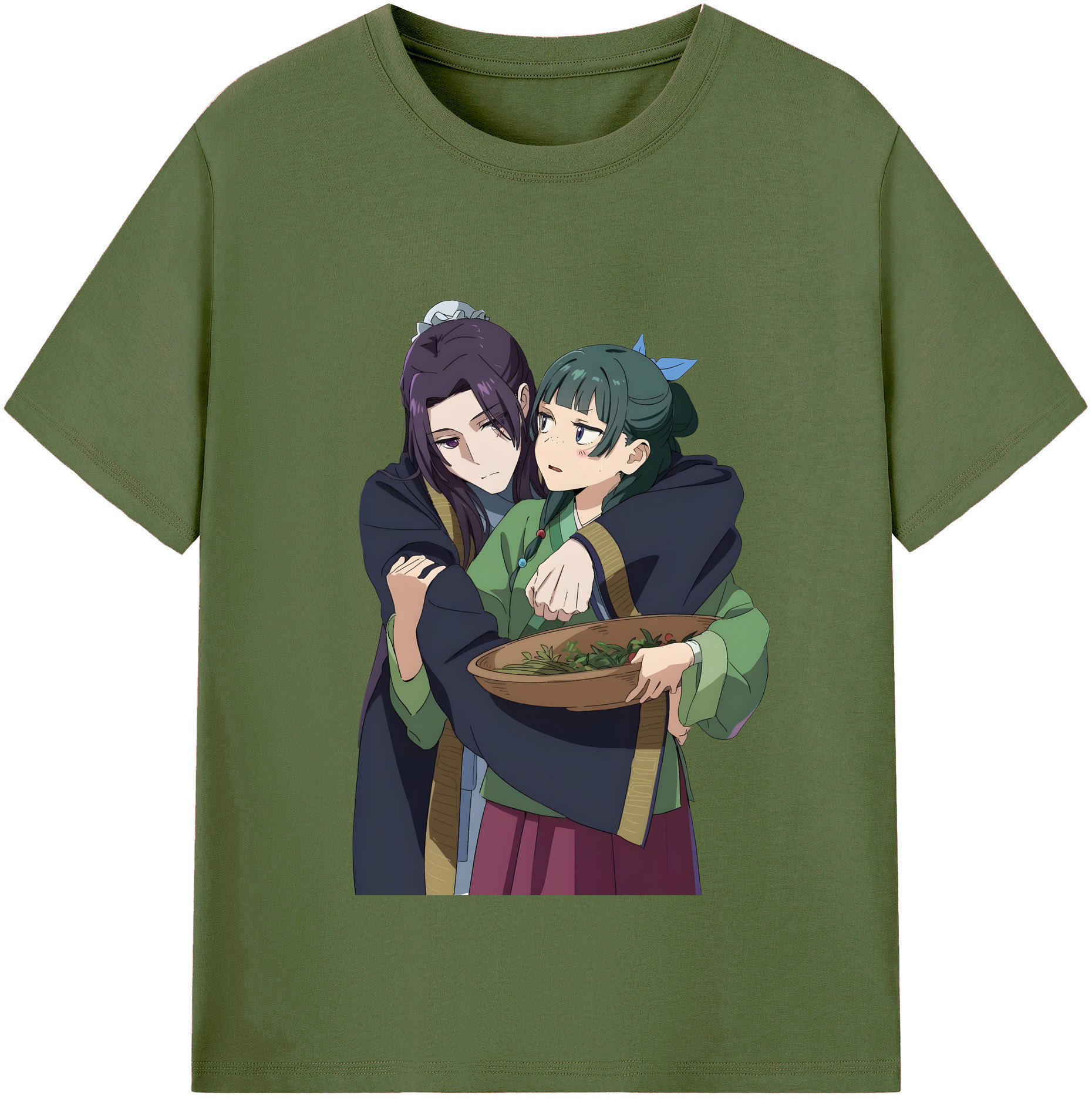 （画像用） 薬屋のひとりごと The Apothecary Diaries 綿100％半袖Tシャツ（フロントプリント）